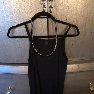 Rhinestone Dressy Tank Top